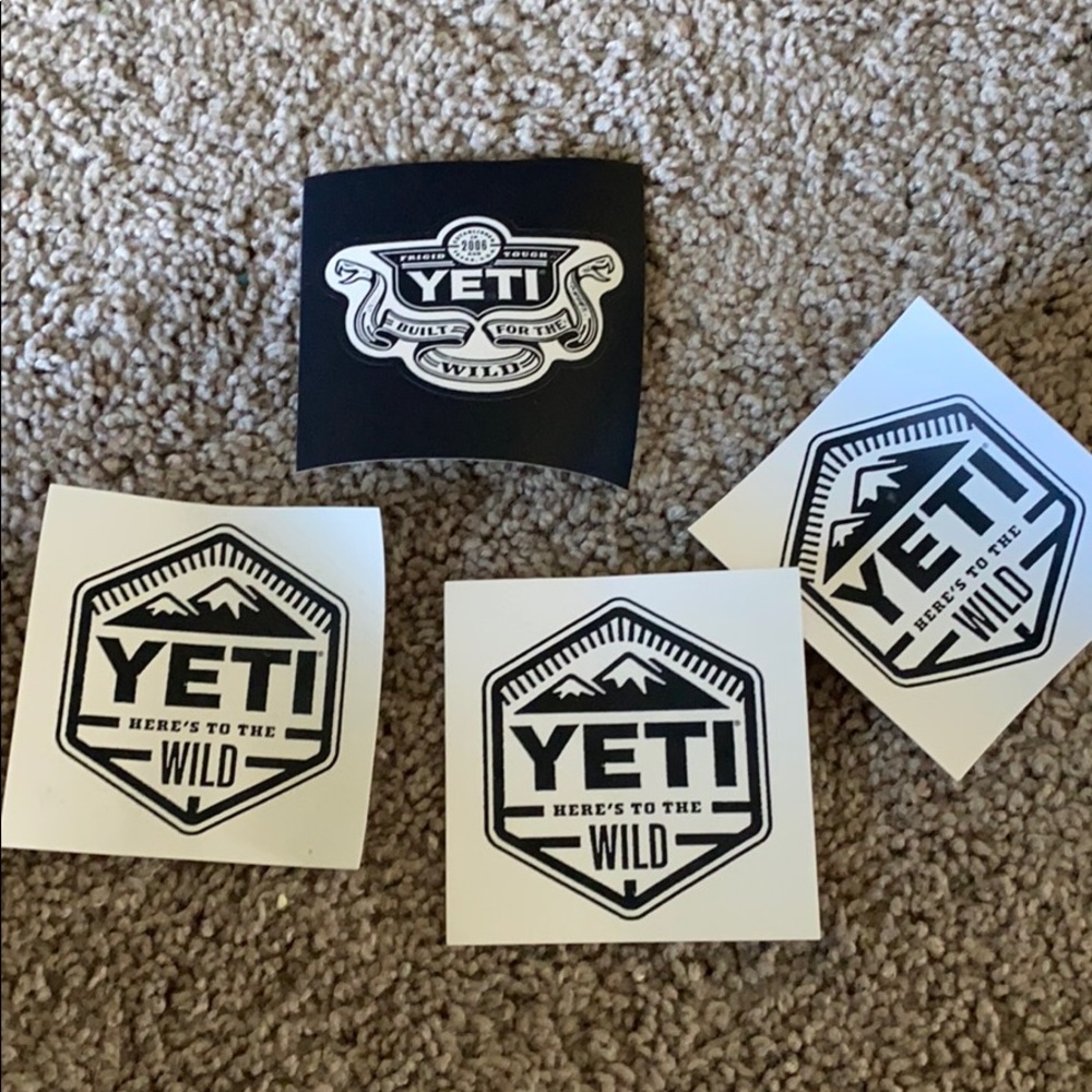 Yeti stickers